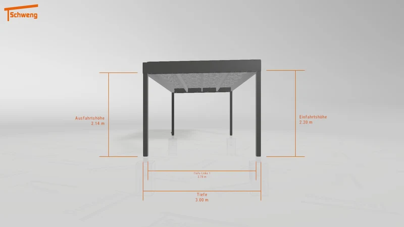 #DE Schweng Flachdachcarport C600+ (ID pbqdq4) #MTG
