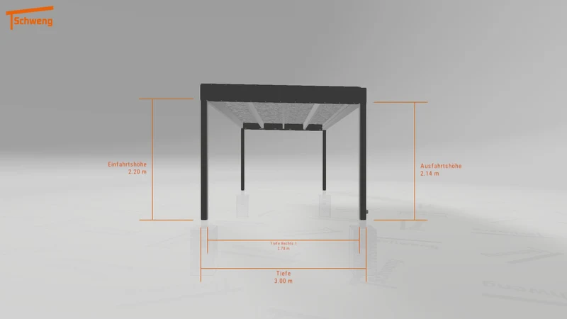 #DE Schweng Flachdachcarport C600+ (ID pbqdq4) #MTG