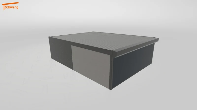 #DE Schweng Flachdachcarport C600 (ID zbx4xm) #MTG