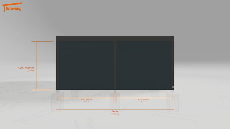 #DE Schweng Flachdachcarport C600 (ID 7759mz) #MTG