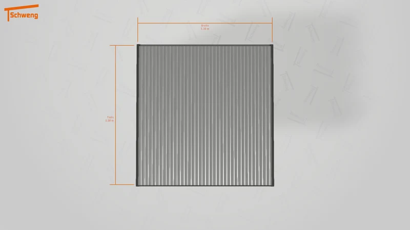 #DE Schweng Flachdachcarport C600 (ID 7759mz) #MTG