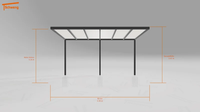 #DE Schweng Pultdachcarport S350 (ID 9wx5p9)