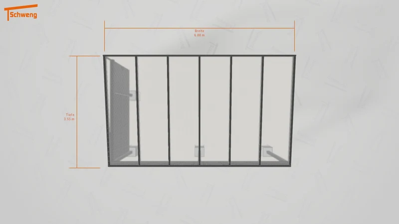 #DE Schweng Pultdachcarport S350 (ID 5m9jgr)