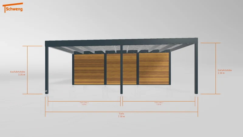 #DE Schweng Flachdachcarport C600 (ID 775q8x) #MTG