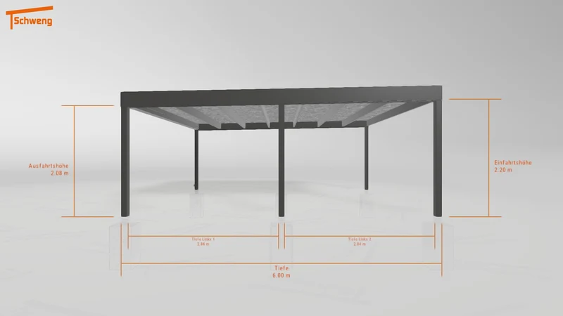 #DE Schweng Flachdachcarport C600 (ID 5m9ny4) #MTG