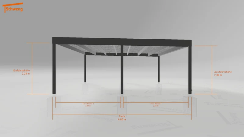 #DE Schweng Flachdachcarport C600 (ID 5m9ny4) #MTG