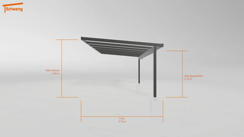 #DE Schweng Terrassenüberdachung S400 (ID zbxzp5)