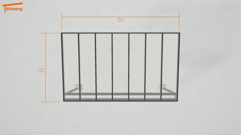 #DE Schweng Terrassenüberdachung S400 (ID zbxzp5)