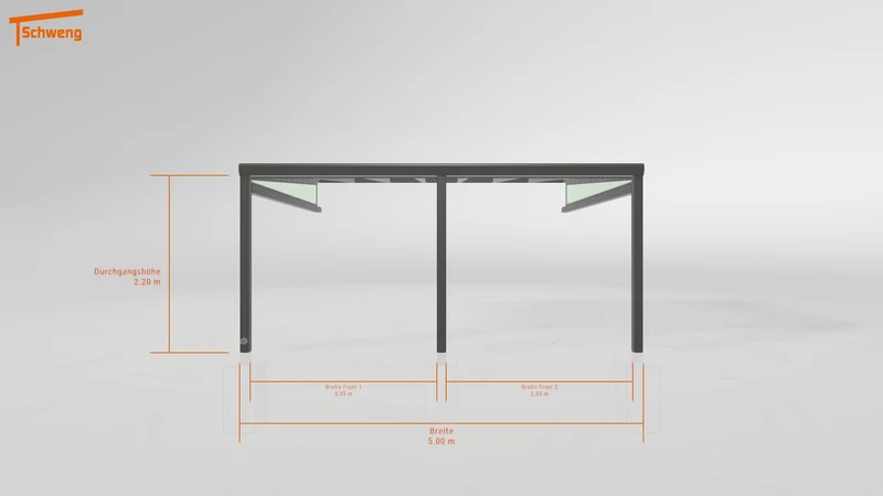 #DE Schweng Terrassenüberdachung S400 (ID 857knq)