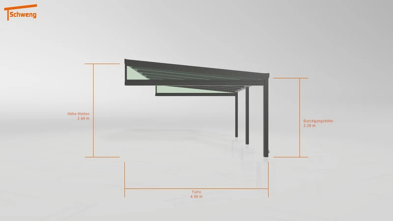 #DE Schweng Terrassenüberdachung S400 (ID 857knq)