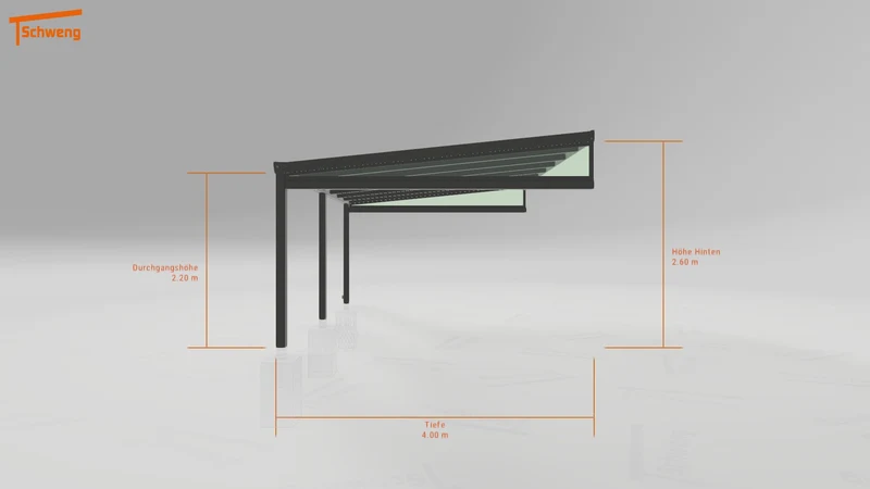 #DE Schweng Terrassenüberdachung S400 (ID 857knq)