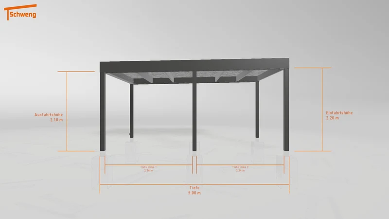#DE Schweng Flachdachcarport C600+ (ID jjrv5x) #MTG