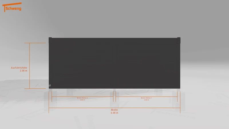#DE Schweng Flachdachcarport C600+ (ID pbqynv) #MTG