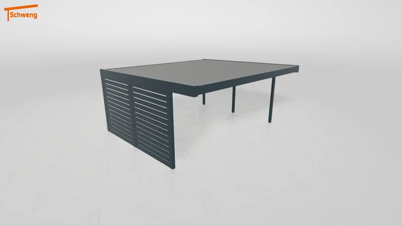 #DE Schweng Flachdachcarport C600 (ID 33pv3n) #MTG