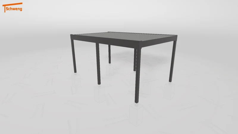 #DE Schweng Flachdachcarport C600 (ID jjrwq9) #MTG
