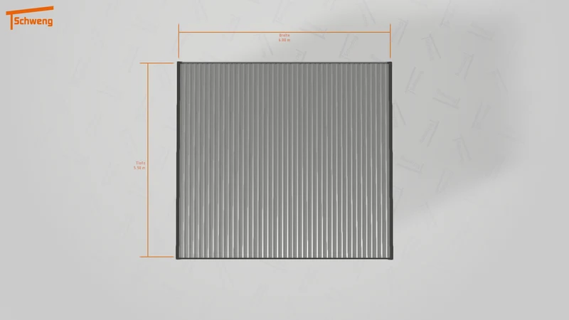 #DE Schweng Flachdachcarport C600+ (ID 5mwv54) #MTG