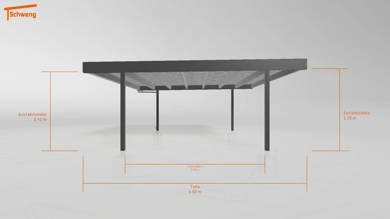 #DE Schweng Flachdachcarport C600+ (ID bkgmbg) #MTG