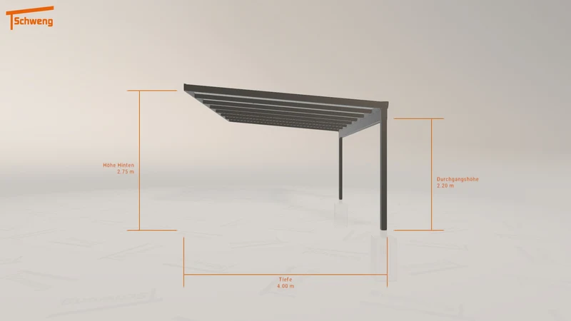 #DE Schweng Terrassenüberdachung S400 (ID 5mwv44)