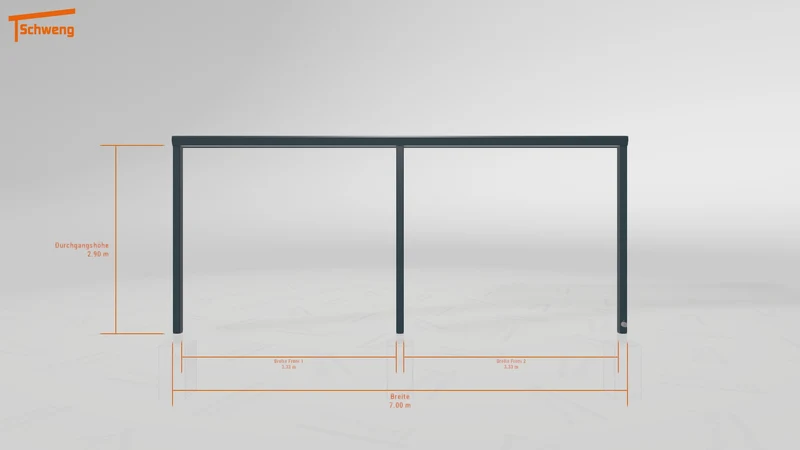 #DE Schweng Pultdachcarport S400 (ID w3yz2r)