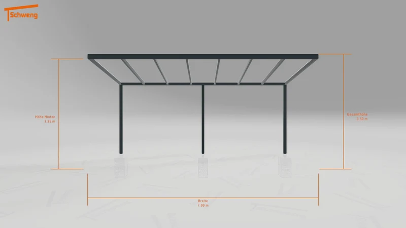 #DE Schweng Pultdachcarport S400 (ID w3yz2r)