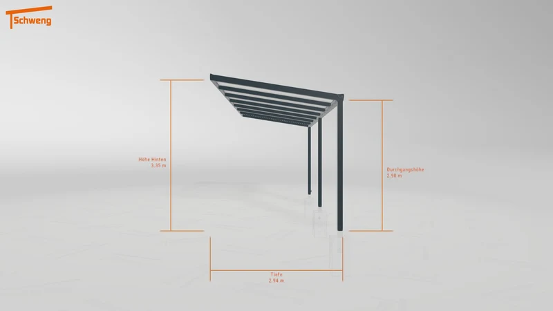 #DE Schweng Pultdachcarport S400 (ID w3yz2r)