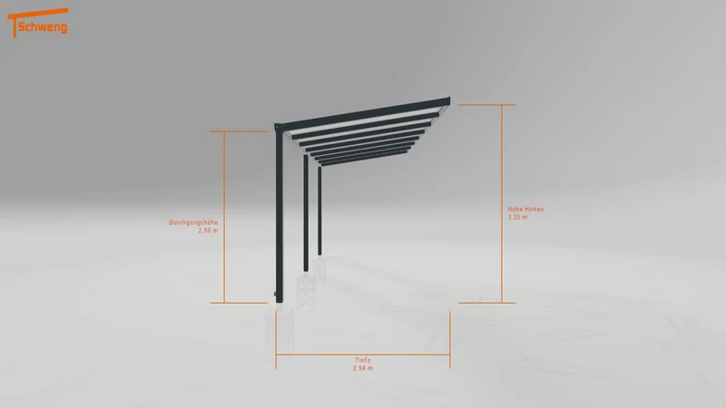 #DE Schweng Pultdachcarport S400 (ID w3yz2r)