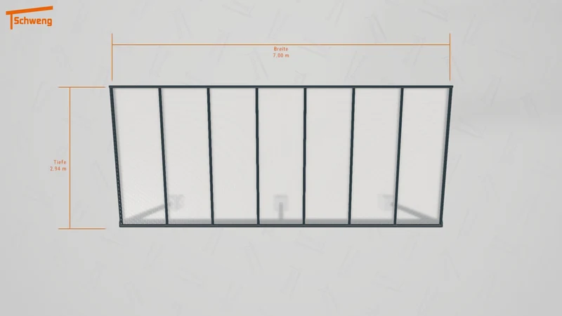 #DE Schweng Pultdachcarport S400 (ID w3yz2r)
