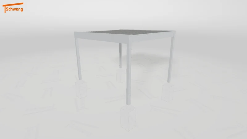 #DE Schweng Flachdachcarport C600 (ID jjrvpn)