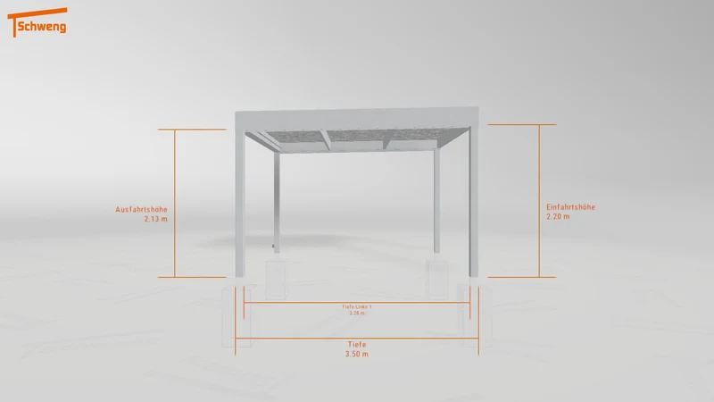#DE Schweng Flachdachcarport C600 (ID jjrvpn)