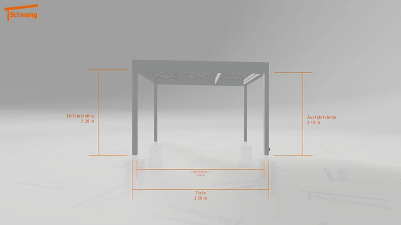 #DE Schweng Flachdachcarport C600 (ID jjrvpn)