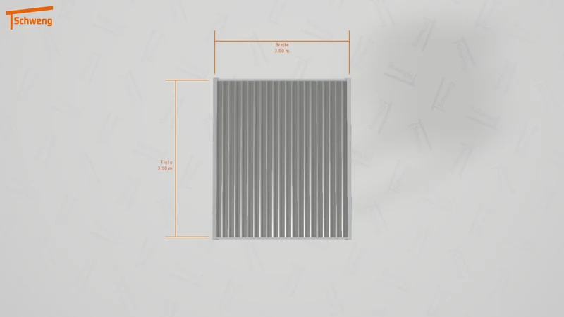 #DE Schweng Flachdachcarport C600 (ID jjrvpn)