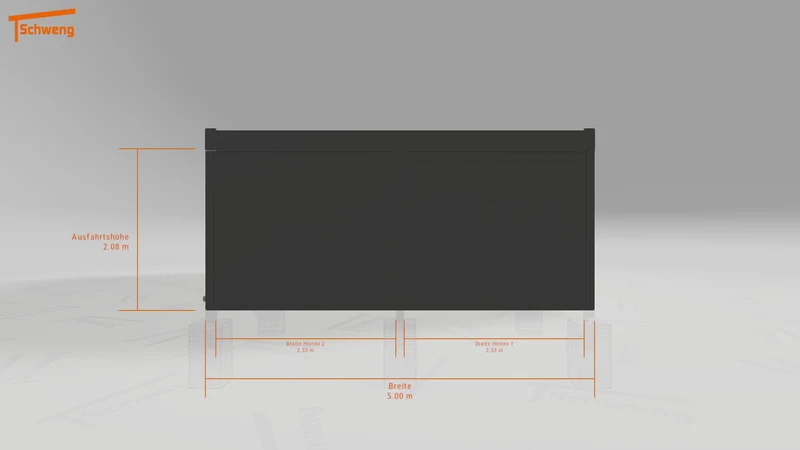 #DE Schweng Flachdachcarport C600 (ID 9wxky3)