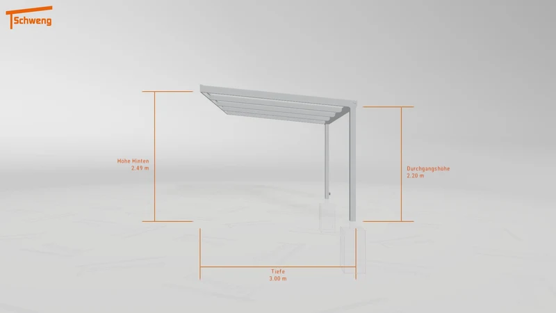 #DE Schweng Terrassenüberdachung S350 (ID dvzjq7)