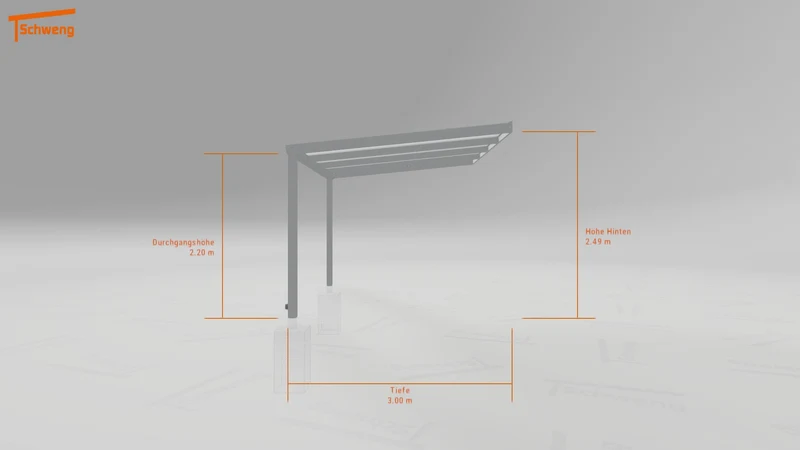 #DE Schweng Terrassenüberdachung S350 (ID dvzjq7)