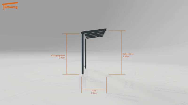 #DE Schweng Terrassenüberdachung S350 (ID 5m9b7r)