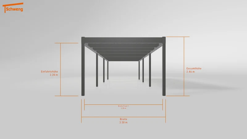 #DE Schweng Flachdachcarport C600 (ID x75kzn) #MTG