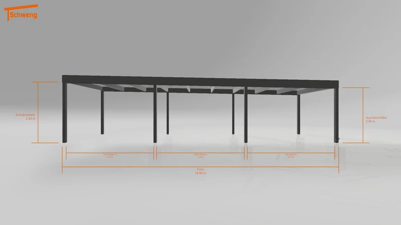 #DE Schweng Flachdachcarport C600 (ID x75kzn) #MTG