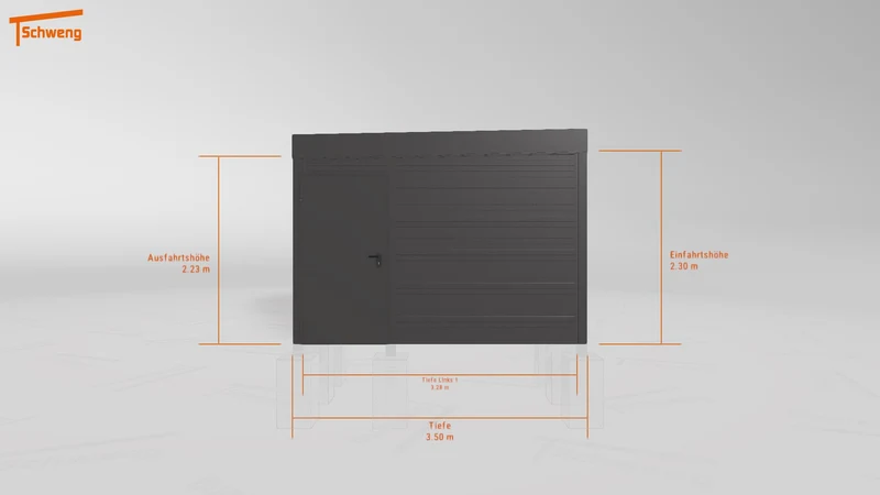 #DE Schweng Flachdachcarport C600 (ID 9wxdry) #MTG