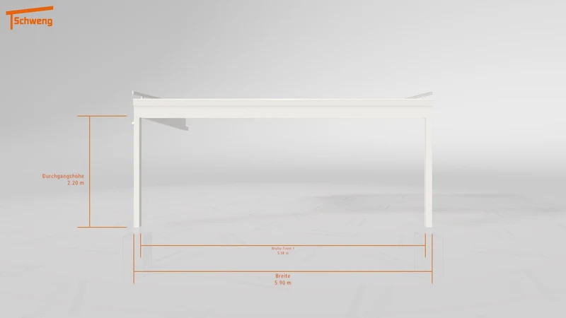 #DE Schweng Terrassenüberdachung S400 (ID v49dg3)