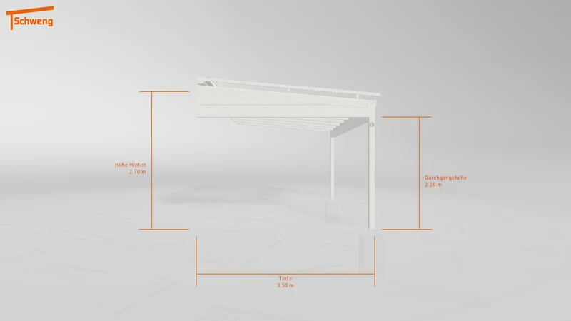 #DE Schweng Terrassenüberdachung S400 (ID v49dg3)