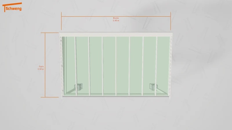 #DE Schweng Terrassenüberdachung S400 (ID v49dg3)