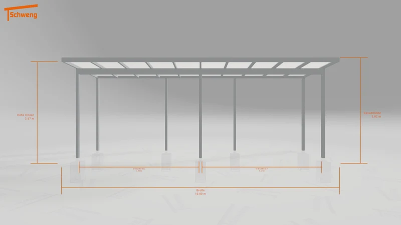 #AT Schweng Pultdachcarport S400 (ID k2rz9b)