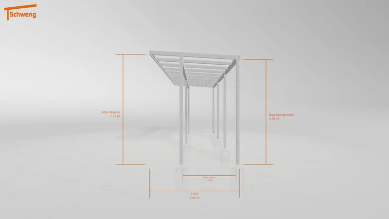 #AT Schweng Pultdachcarport S400 (ID k2rz9b)