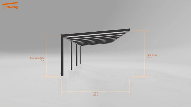 #DE Schweng Terrassenüberdachung S400 (ID 2qbgzr)
