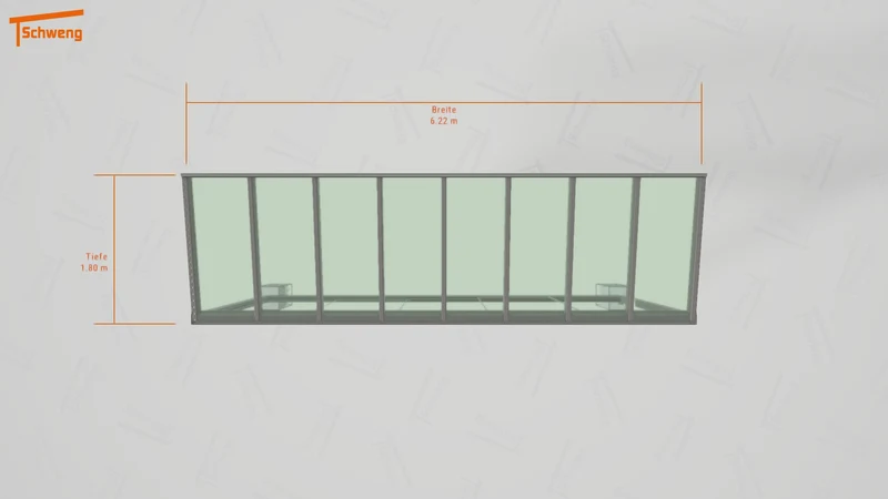 #DE Schweng Terrassenüberdachung S400 (ID n543k4)