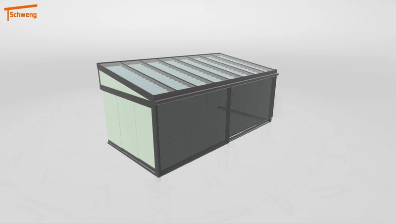 #DE Schweng Terrassenüberdachung S400 (ID jjr3bm)