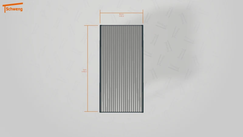 #DE Schweng Flachdachcarport C600 (ID mjrq7r)