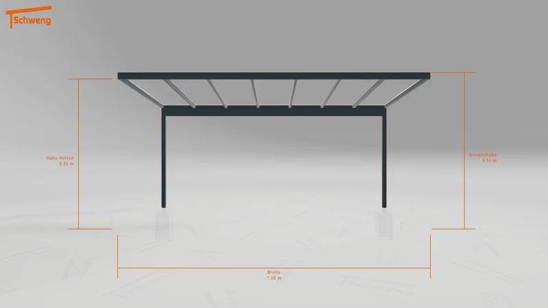 #DE Schweng Pultdachcarport S400 (ID jjrn9n)