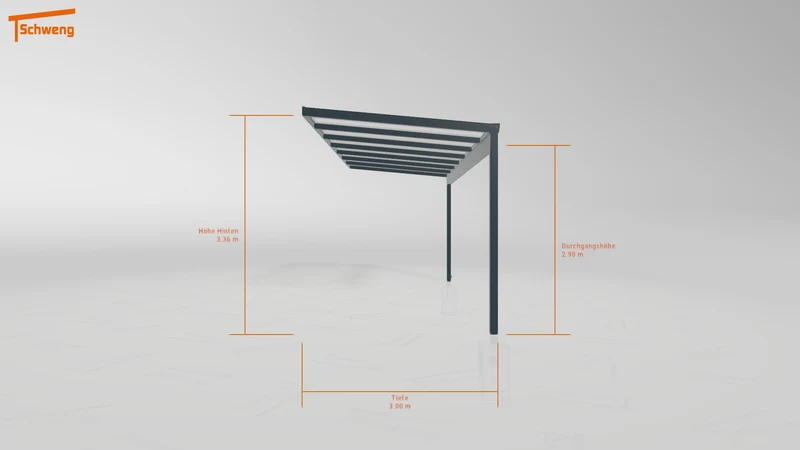 #DE Schweng Pultdachcarport S400 (ID jjrn9n)