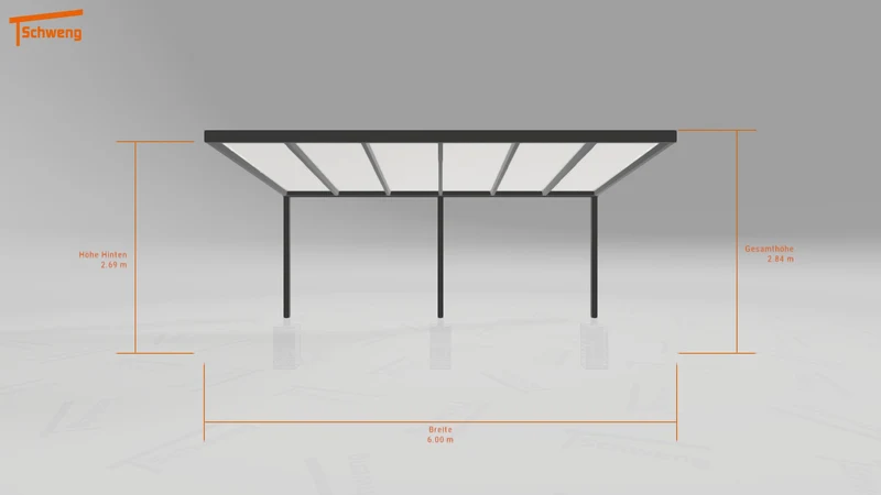 #DE Schweng Pultdachcarport S350 (ID x753n9) #MTG